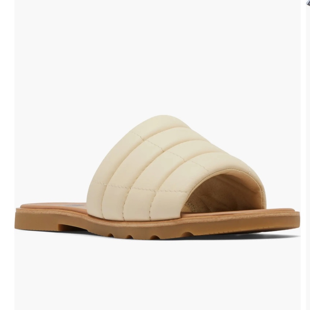 NWT SOREL Ella III Quilted Puff Slide Sandal Size 6